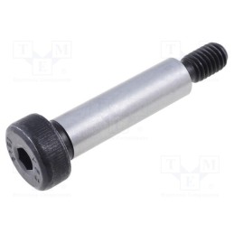 1 pcs x ELESA+GANTER - ISO 7379-8-M6-30 - Shoulder screw, steel, M6, 1, Thread len: 11mm, hex key, HEX 4mm
