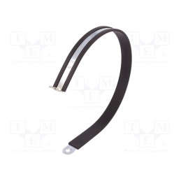 1 pcs x MPC INDUSTRIES - LKD116020 -AS - Fixing clamp, ØBundle : 160mm, W: 20mm, steel, Cover material: EPDM