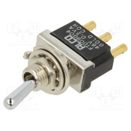 1 pcs x TE Connectivity - 3-6437630-4 - Switch: toggle, Pos: 2, SPDT, ON-ON, 0.4A/20VAC, 0.4A/20VDC, 10mΩ