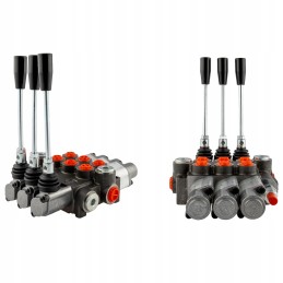 3-section hydraulic distributor, 40l, 3x floating