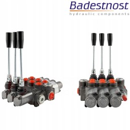 3-section hydraulic distributor, 40l, 3x floating