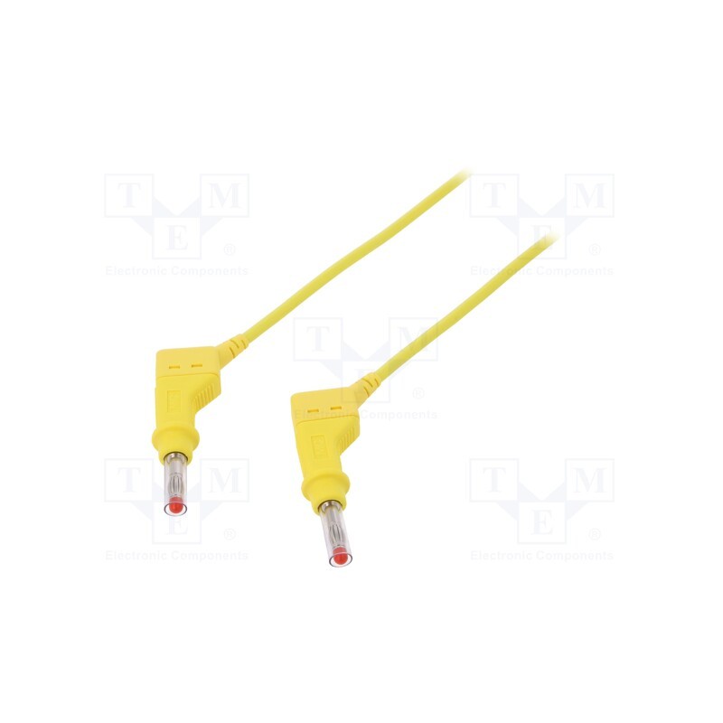 1 pcs x STu00c4UBLI - 66.9407-20024 - Connection cable, 32A, banana plug 4mm,both sides, Len: 2m