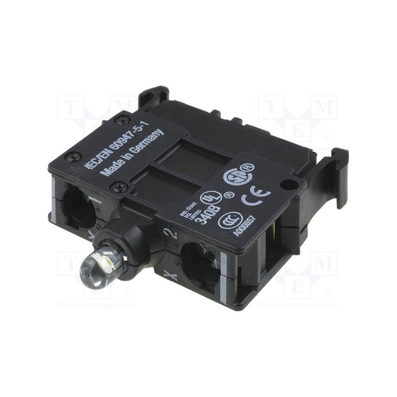 1 pcs x EATON ELECTRIC - M22-LEDC-B - Illuminating unit, 22mm, RMQ-Titan, -25÷70°C, Illumin: LED, blue