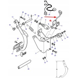 3784055m1 clutch pedal position sensor