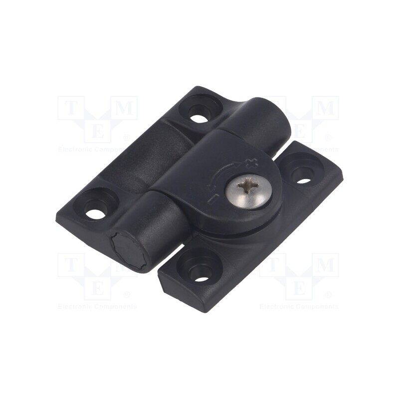 1 pcs x ELESA+GANTER - CFU.40 CH-4 - Hinge, Width: 36.5mm, technopolymer PA, H: 43mm, with regulation