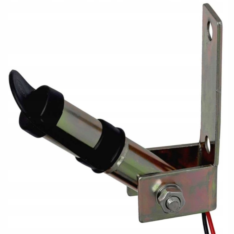 Pin for beacon warning lamp, deflectable type