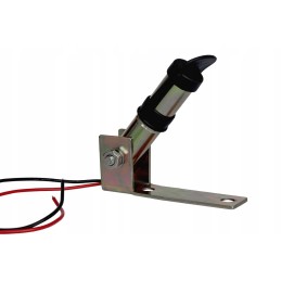 Pin for beacon warning lamp, deflectable type