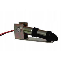 Pin for beacon warning lamp, deflectable type