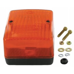 Turn signal lamp 21w square 12v orange