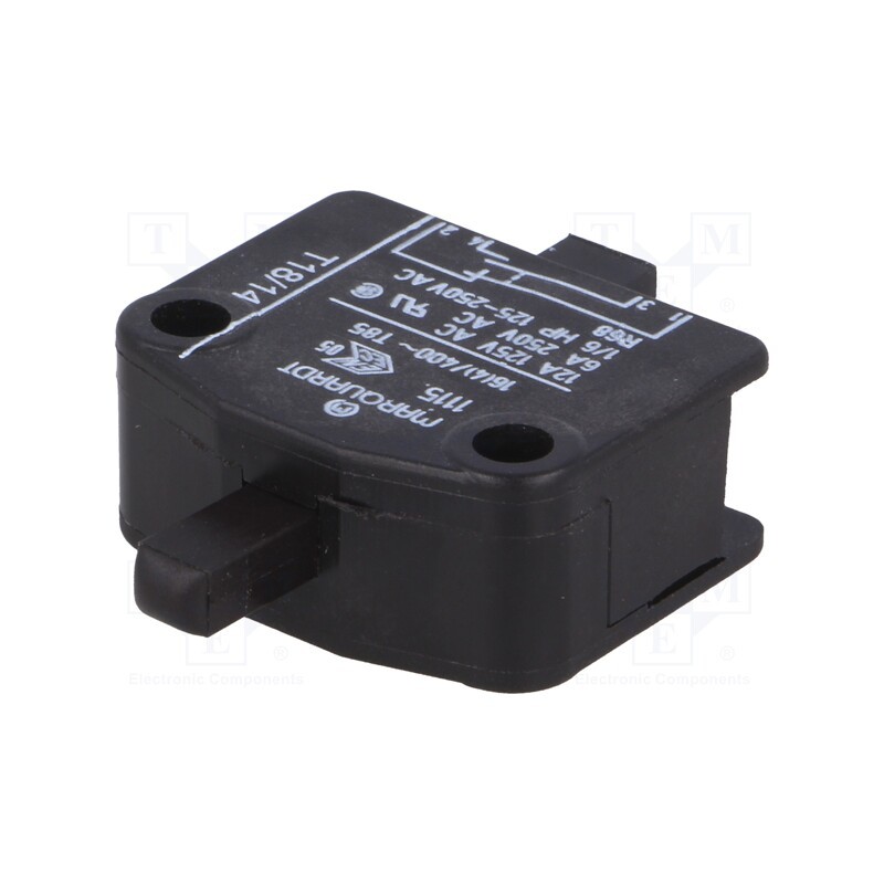 1 pcs x Marquardt - 1115.4101 - Switch: door, Pos: 2, SPST-NO, 16A/400VAC, Switch.method: OFF-(ON)