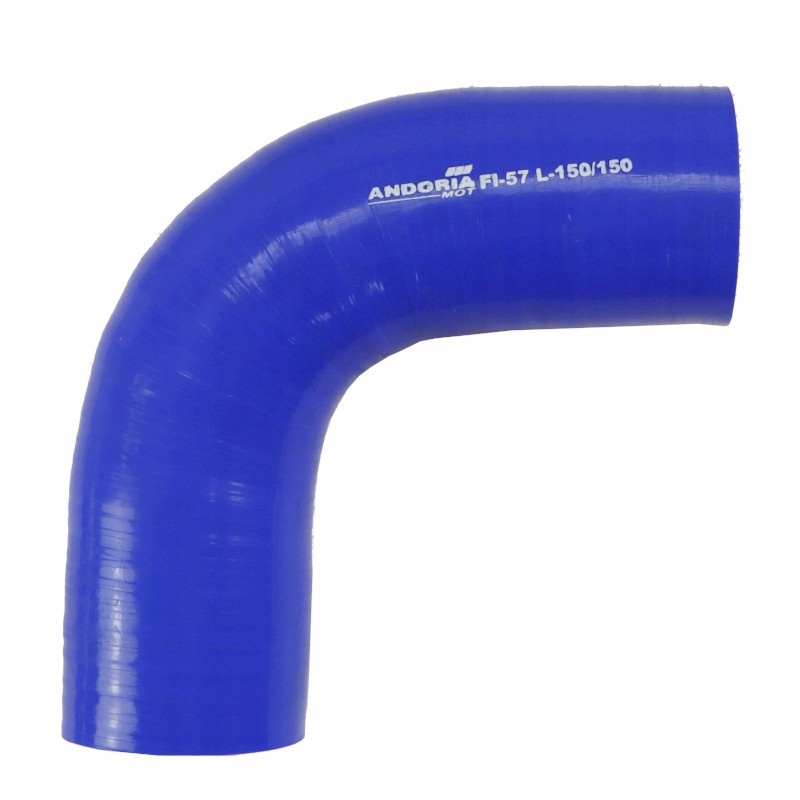 Universal silicone elbow, diameter 57 l 150 150