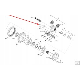 Tf1004 391 1 02 satellite basket gear pin