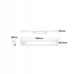 Interior lamp interior lighting 12v 24v 8w