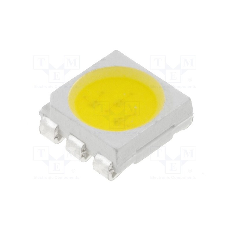 5 pcs x OPTOFLASH - OF-SMD5060WW - LED, SMD, 5060,PLCC6, white warm, 18÷20lm, 5500÷6500mcd, 3200K