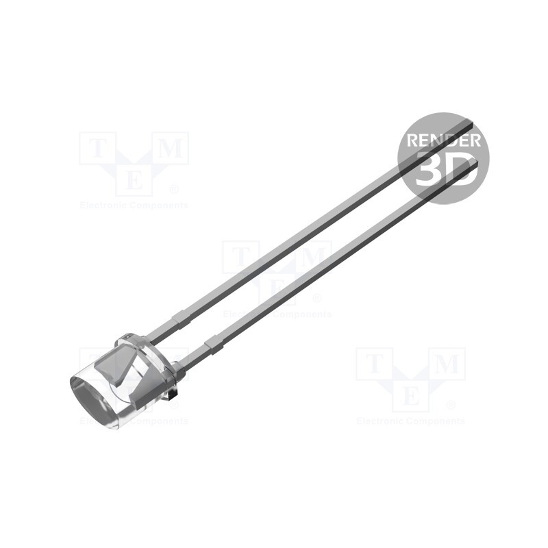 5 pcs x Token - PT-A1-AC-3-PE-850 - Phototransistor, 3mm, λp max: 850nm, 30V, Lens: transparent, 70mW