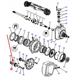 3427431m1 axle bearing washer