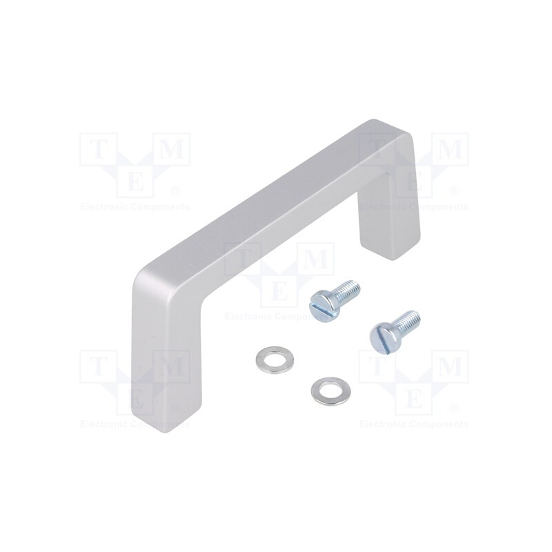 1 pcs x MENTOR - 268.2 - Handle, aluminium, grey, H: 40mm, L: 102mm, W: 12.2mm