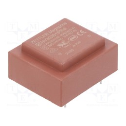 1 pcs x ZETTLER - BV302S18006 - Transformer: encapsulated, 0.6VA, 230VAC, 18V, 33mA, PCB