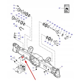 017021016 hydraulic lock mounting pin