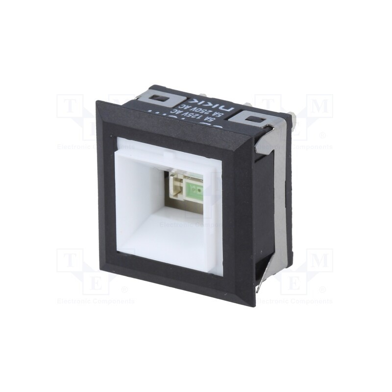 1 pcs x NKK SWITCHES - UB15KKW015F - Switch: push-button, Pos: 2, SPDT, 5A/125VAC, ON-(ON), 200MΩ, UB