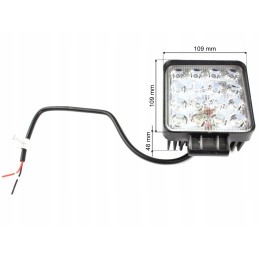 Square LED work lamp 3wx16 l0081