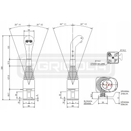 Distributor hydr 2s 40l 6022 l 1 5m badestnost