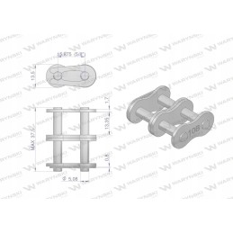 Chain lock 10b 2 r2 5 8 Warynski for sale