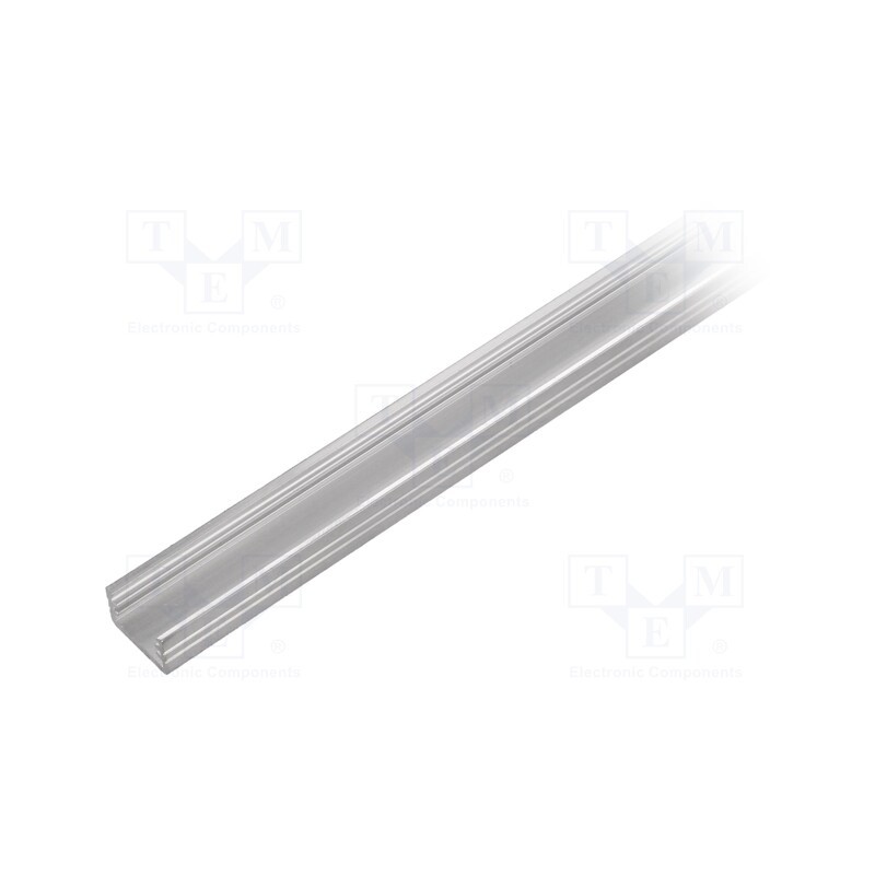 1 pcs x TOPMET - 89020000S - Profiles for LED modules, natural, L: 1m, SLIM8, aluminium