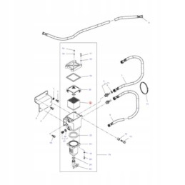 Fuel filter mf fendt 3907943m1 donaldson p954554