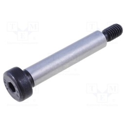 1 pcs x ELESA+GANTER - ISO 7379-8-M6-40 - Shoulder screw, steel, M6, 1, Thread len: 11mm, hex key, HEX 4mm