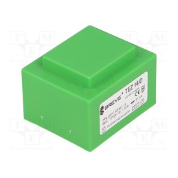 1 pcs x BREVE TUFVASSONS - TEZ16/D230/12V - Transformer: encapsulated, 16VA, 230VAC, 12V, 1333.3mA, PCB, IP00