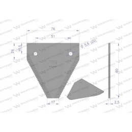 Bison Warynski strip knife 506000001 20 pcs