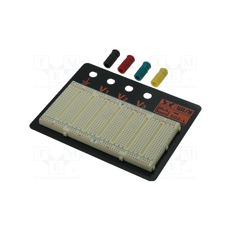 1 pcs x WISHER ENTERPRISE - WBU-502L - Board: universal, prototyping,solderless, W: 125mm, L: 160mm
