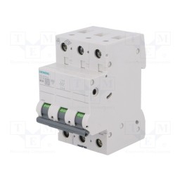 1 pcs x SIEMENS - 5SL6310-6 - Circuit breaker, 400VAC, Inom: 10A, Poles: 3, Charact: B, 6kA, IP20
