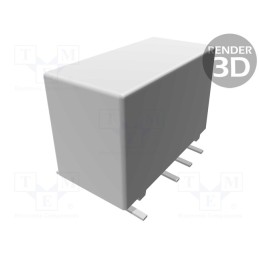 1 pcs x TE Connectivity - 4-1393789-5 - Relay: electromagnetic, DPDT, Ucoil: 12VDC, 2A, 0.5A/125VAC, SMT