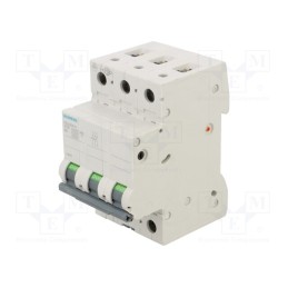 1 pcs x SIEMENS - 5SL6306-6 - Circuit breaker, 400VAC, Inom: 6A, Poles: 3, for DIN rail mounting