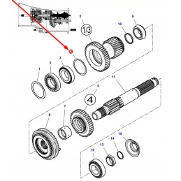3795634m1 spacer 65 x 74 85 x 0 90