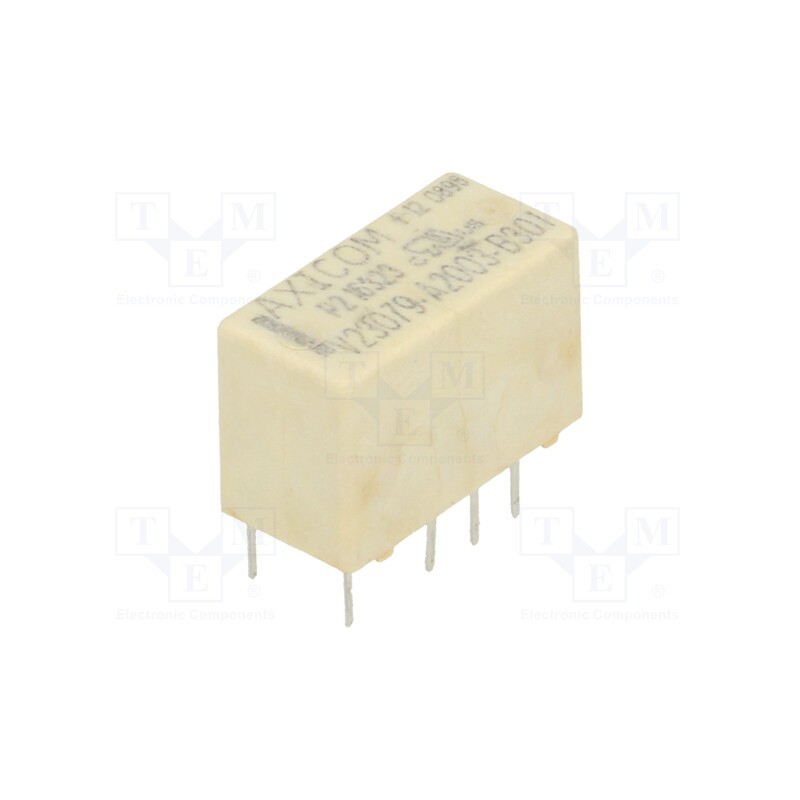 1 pcs x TE Connectivity - 3-1393789-7 - Relay: electromagnetic, DPDT, Ucoil: 12VDC, 2A, 0.5A/125VAC, THT