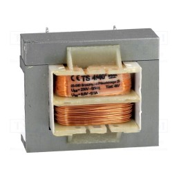 1 pcs x INDEL - TS4/40 - Transformer: mains, 4VA, 230VAC, 8.5V, 500mA, screw type, IP00