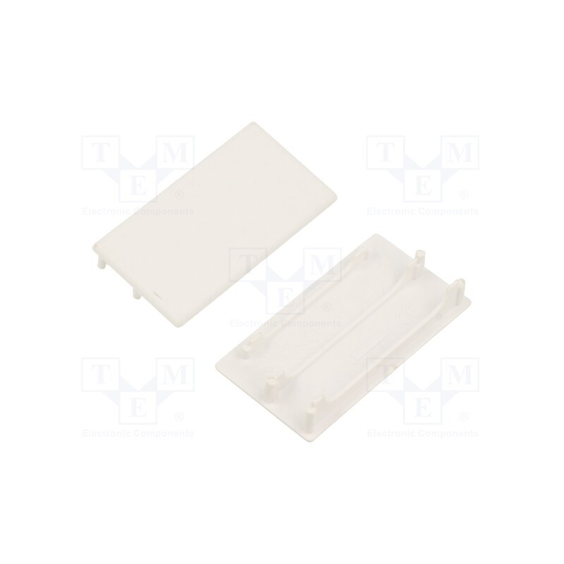 1 pcg x TOPMET - 93066001 - Cap for LED profiles, white, 2pcs, ABS, LOWI