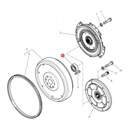 Ball bearing mf fendt 3639665m1 skf 62052rs