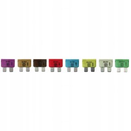 Blade fuse 20a 29 2x8 5x34 3mm yellow 10 s