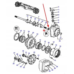 3426192m1 oil seal 40 x 55 x 10