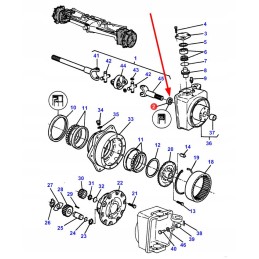 3426192m1 oil seal 40 x 55 x 10