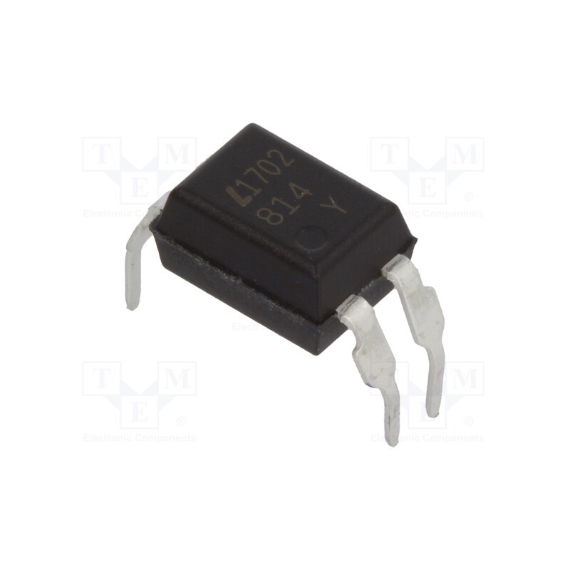 4 pcs x LITEON - LTV-814M - Optocoupler, THT, Ch: 1, OUT: transistor, Uinsul: 5kV, Uce: 35V, DIP4