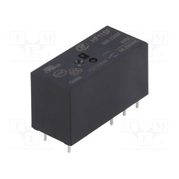 1 pcs x HONGFA RELAY - HF115F/006-2Z4B - Relay: electromagnetic, DPDT, Ucoil: 6VDC, 8A, 8A/250VAC, 8A/24VDC