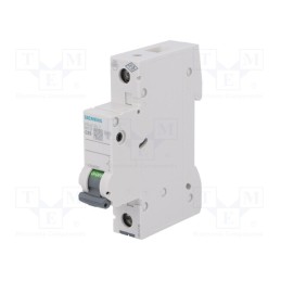 1 pcs x SIEMENS - 5SL6125-7 - Circuit breaker, 230VAC, Inom: 25A, Poles: 1, Charact: C, 6kA, IP20