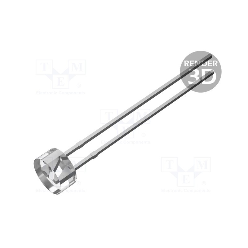 5 pcs x Token - PT-A4-AC-5-PN-850 - Phototransistor, 5mm, λp max: 850nm, 30V, Lens: transparent, 70mW