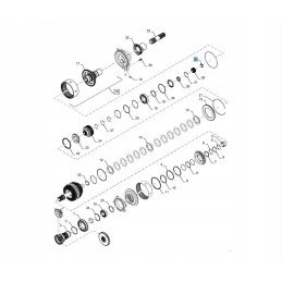 Washer 25x32x4 new holland case 5181057 cnh