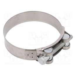 1 pcs x MPC INDUSTRIES - S2092 - T-bolt clamp, W: 24mm, Clamping: 92÷97mm, chrome steel AISI 430, S